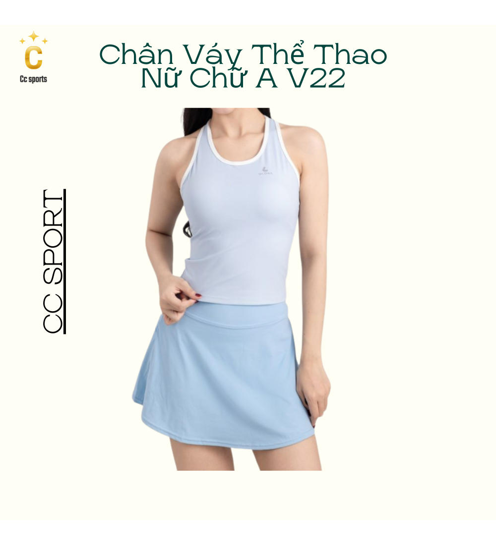Chân Váy Thể Thao Nữ Chữ A V22