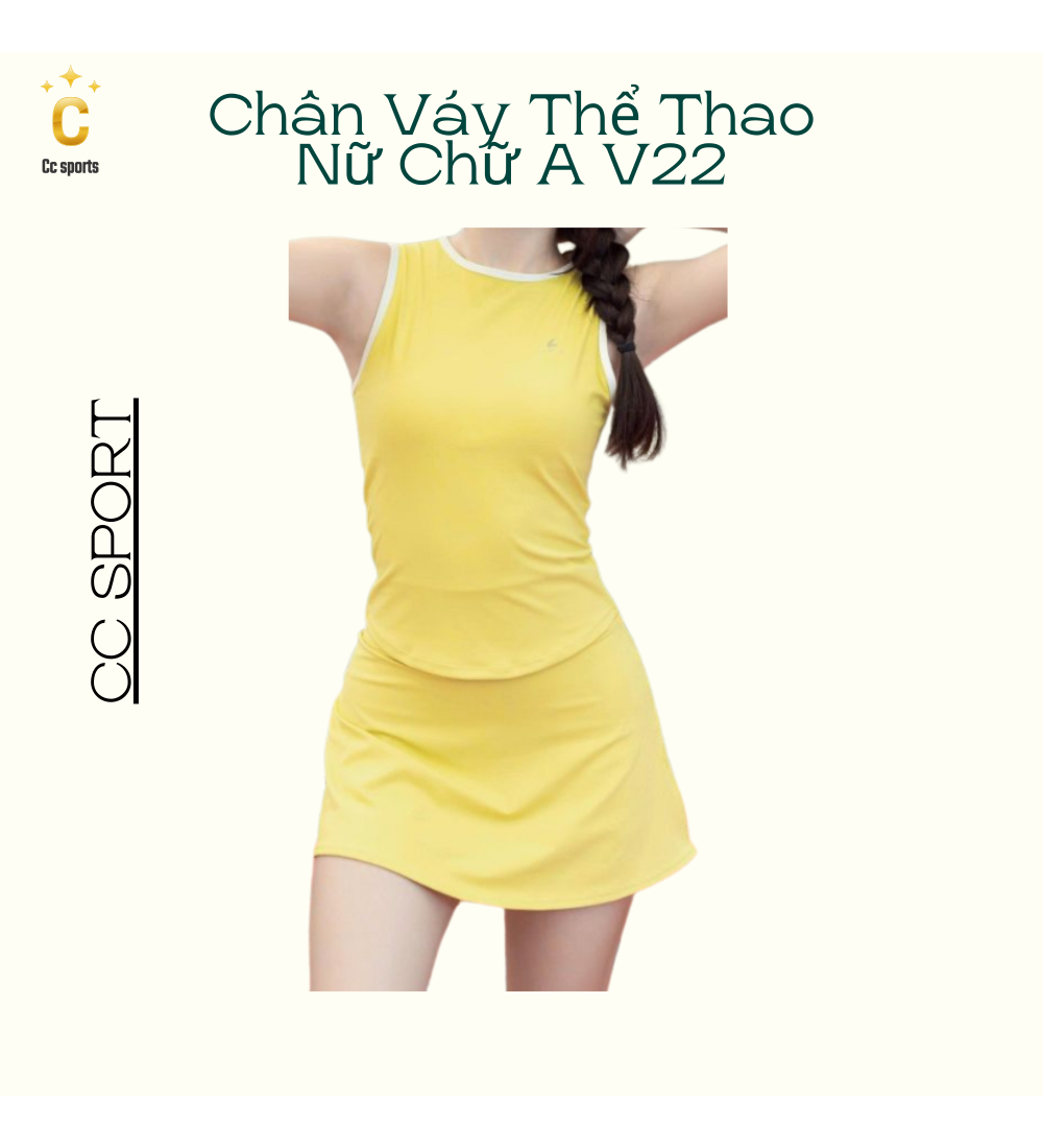 Chân Váy Thể Thao Nữ Chữ A V22