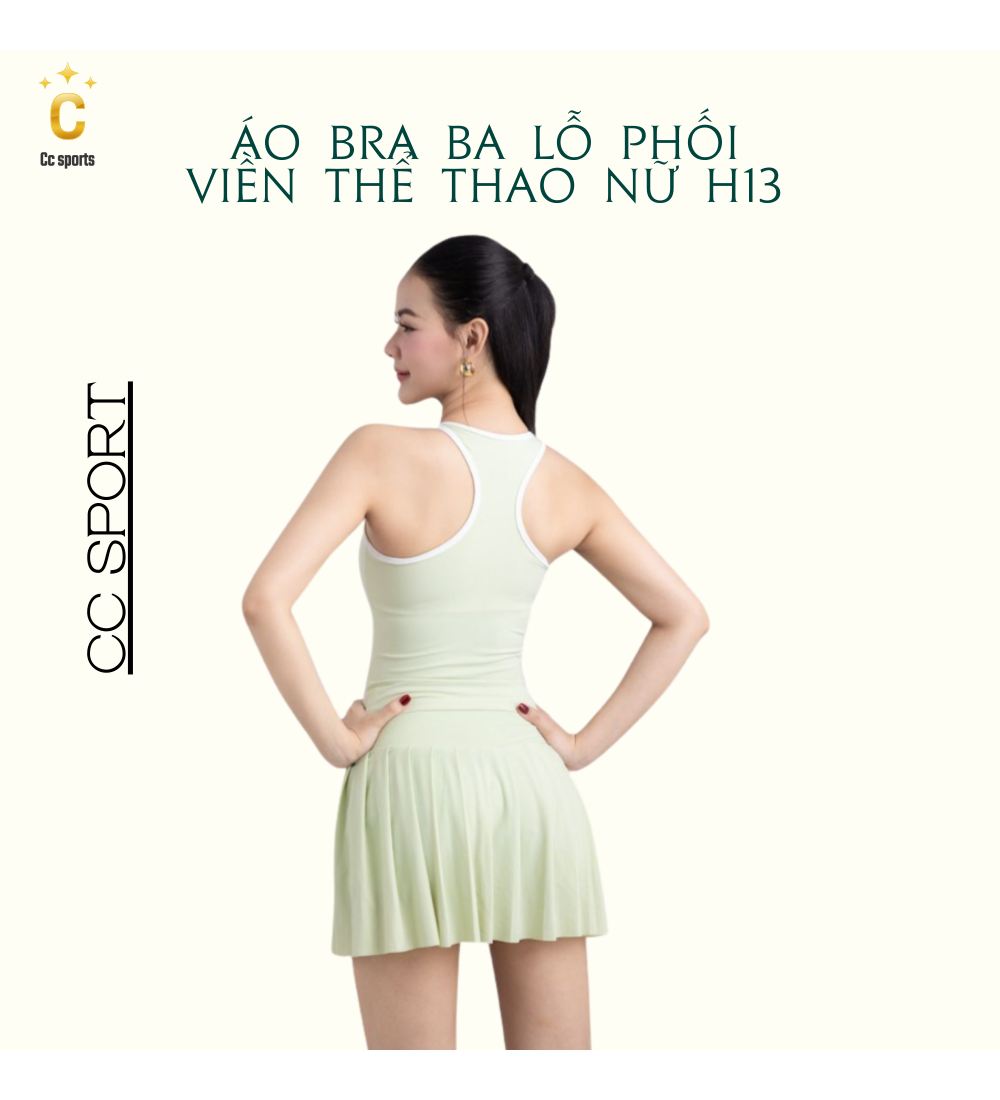 Áo Bra Ba Lỗ Phối Viền Thể Thao Nữ H13