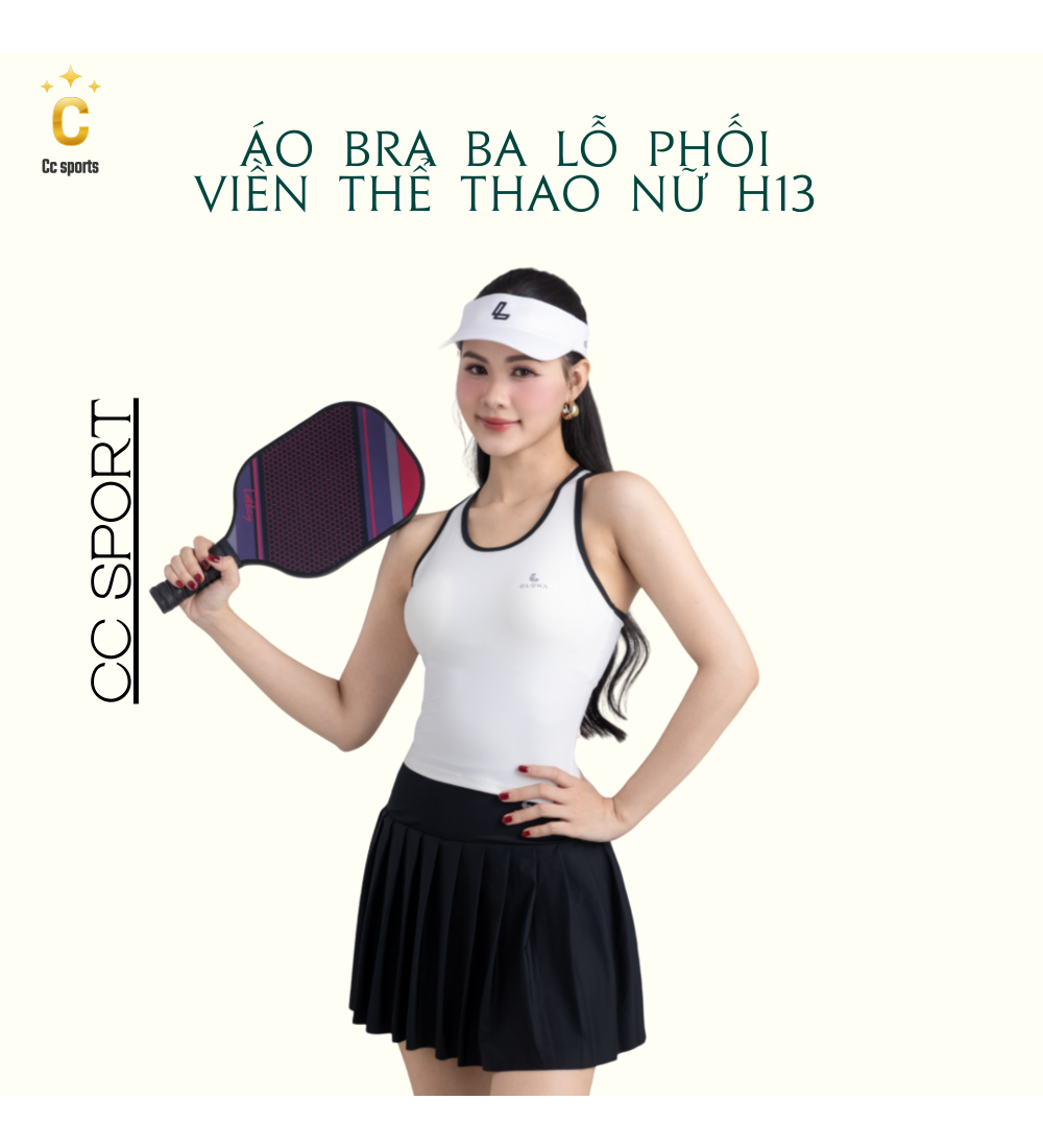 Áo Bra Ba Lỗ Phối Viền Thể Thao Nữ H13