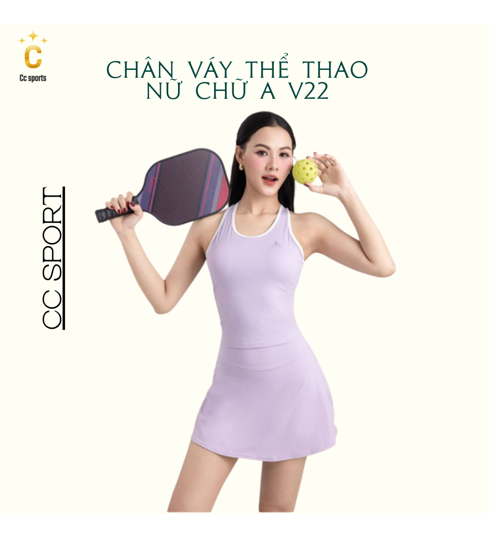 Chân Váy Thể Thao Nữ Chữ A V22