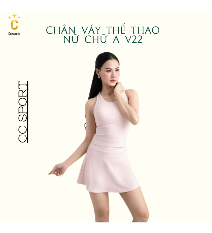 Chân Váy Thể Thao Nữ Chữ A V22