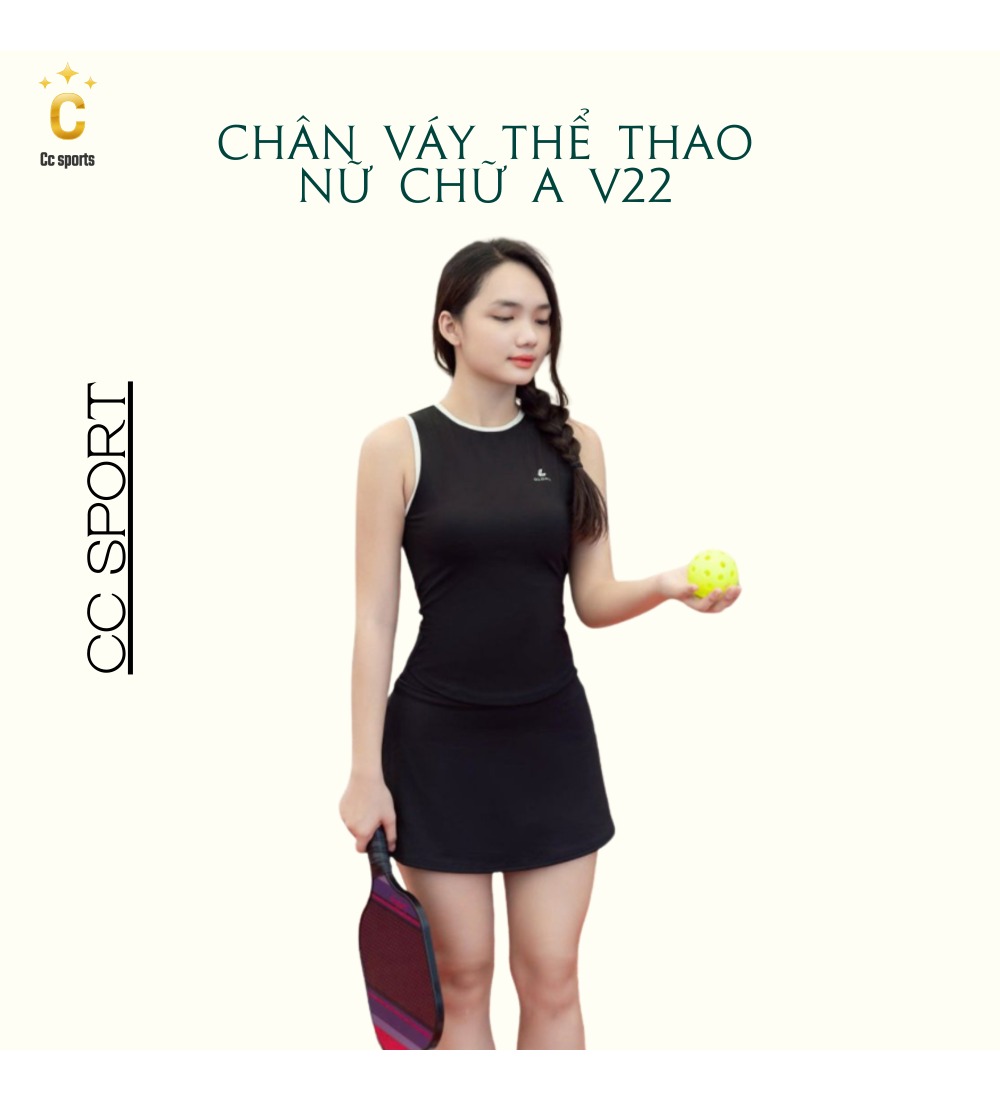 Chân Váy Thể Thao Nữ Chữ A V22