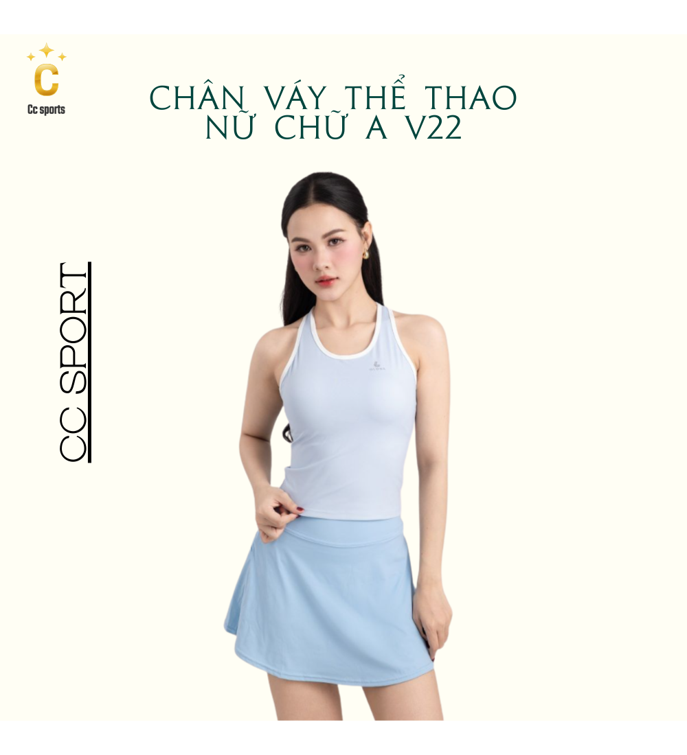 Chân Váy Thể Thao Nữ Chữ A V22