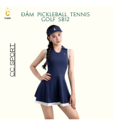 Đầm Pickleball Tennis Golf Thể Thao Nữ Phối Viền SB12