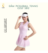 Đầm Pickleball Tennis Golf Thể Thao Nữ Phối Viền SB12