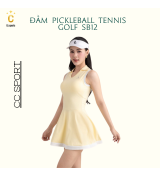 Đầm Pickleball Tennis Golf Thể Thao Nữ Phối Viền SB12