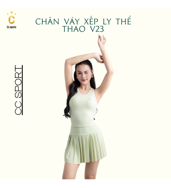 Chân Váy Xếp Ly Thể Thao V23
