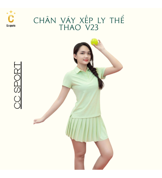 Chân Váy Xếp Ly Thể Thao V23