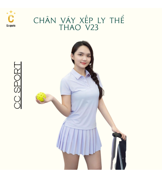 Chân Váy Xếp Ly Thể Thao V23