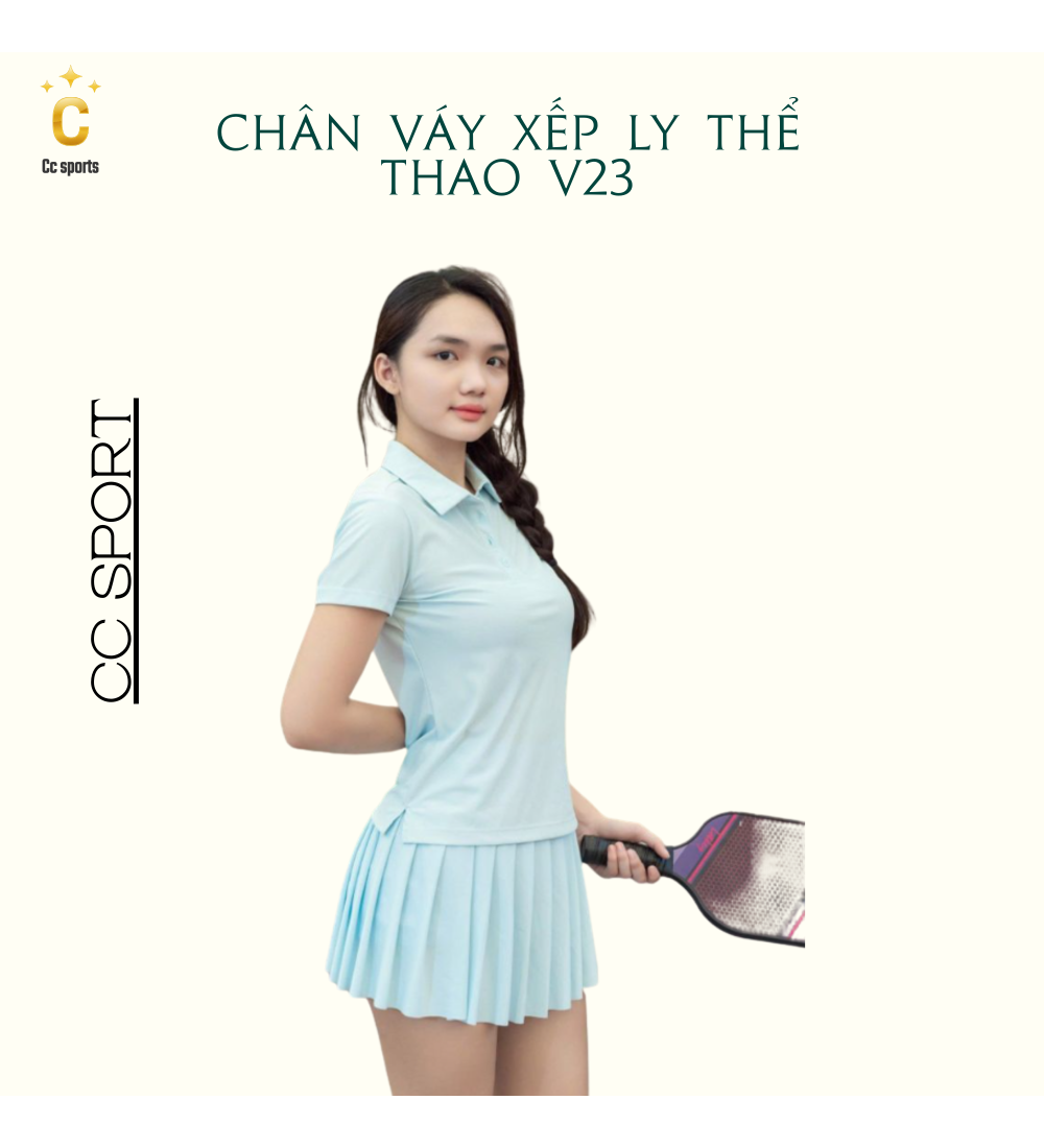 Chân Váy Xếp Ly Thể Thao V23