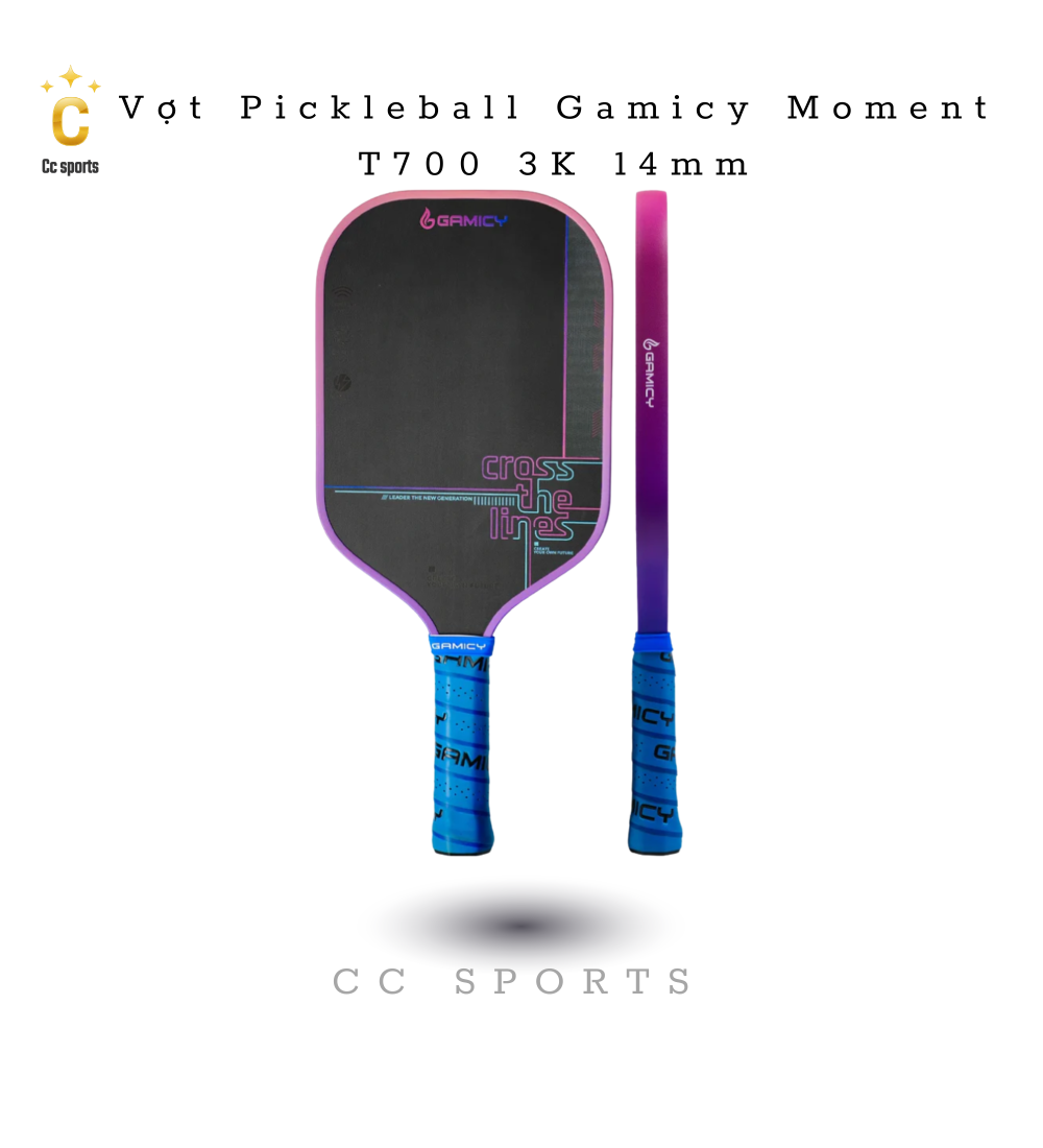 Vợt Pickleball Gamicy Cross G-Pro Series  16mm