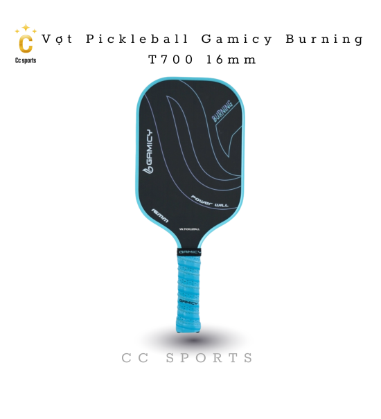 Vợt Pickleball Gamicy Burning T700 16mm