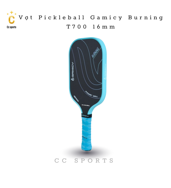 Vợt Pickleball Gamicy Burning T700 16mm