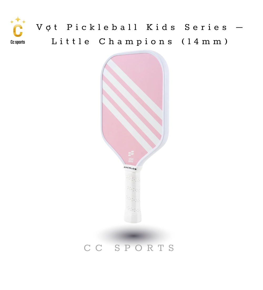 Vợt Pickleball Kids Series – Little Champions (14mm)