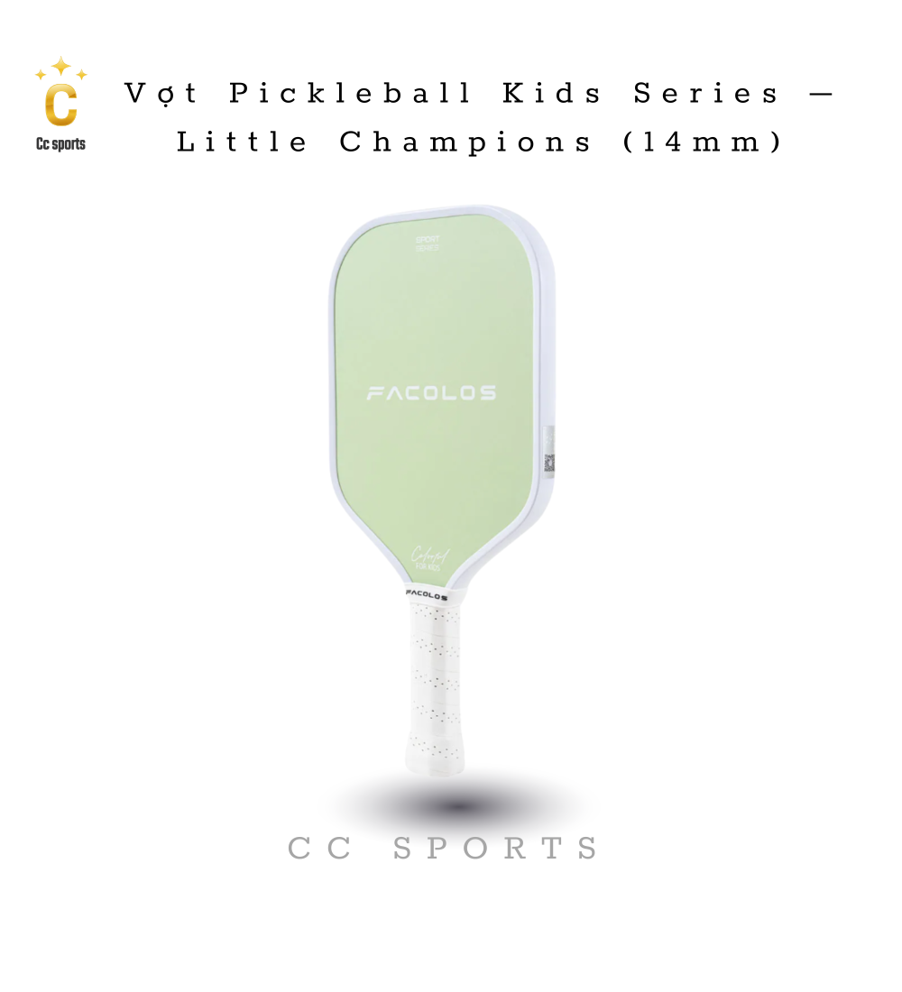 Vợt Pickleball Kids Series – Little Champions (14mm)