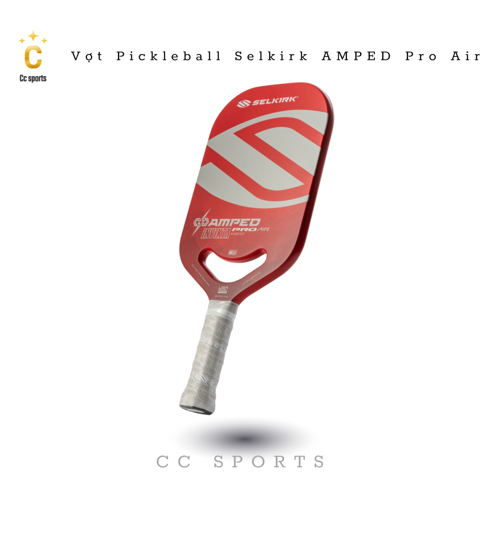 Vợt Pickleball Selkirk Amped Pro Air Invikta Chính Hãng 16MM