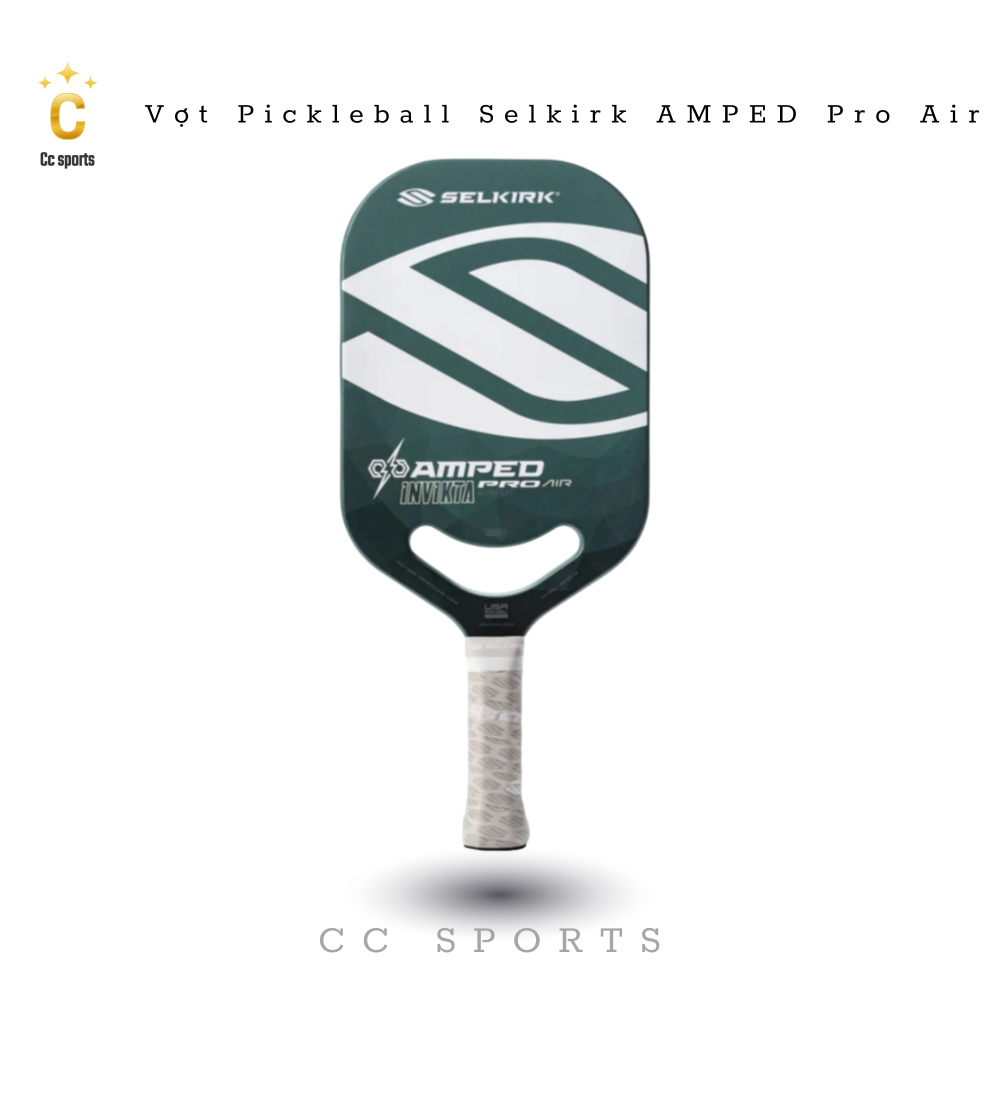 Vợt Pickleball Selkirk Amped Pro Air Invikta Chính Hãng 16MM