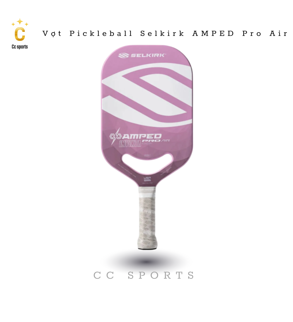 Vợt Pickleball Selkirk Amped Pro Air Invikta Chính Hãng 16MM