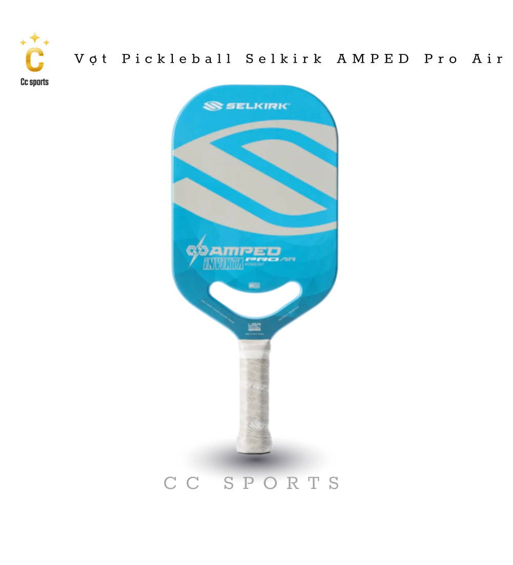 Vợt Pickleball Selkirk Amped Pro Air Invikta Chính Hãng 16MM