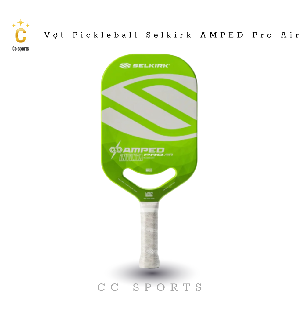 Vợt Pickleball Selkirk Amped Pro Air Invikta Chính Hãng 16MM