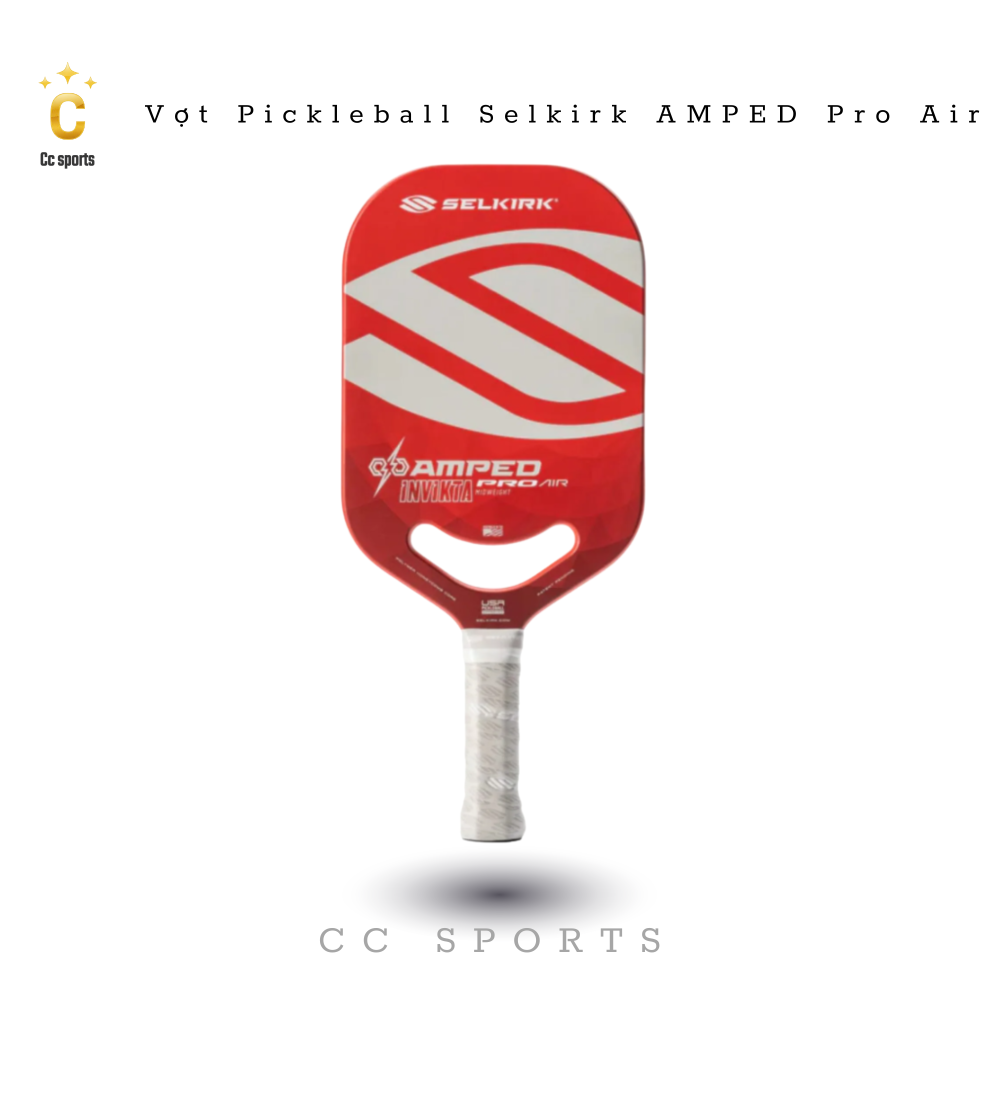 Vợt Pickleball Selkirk Amped Pro Air Invikta Chính Hãng 16MM