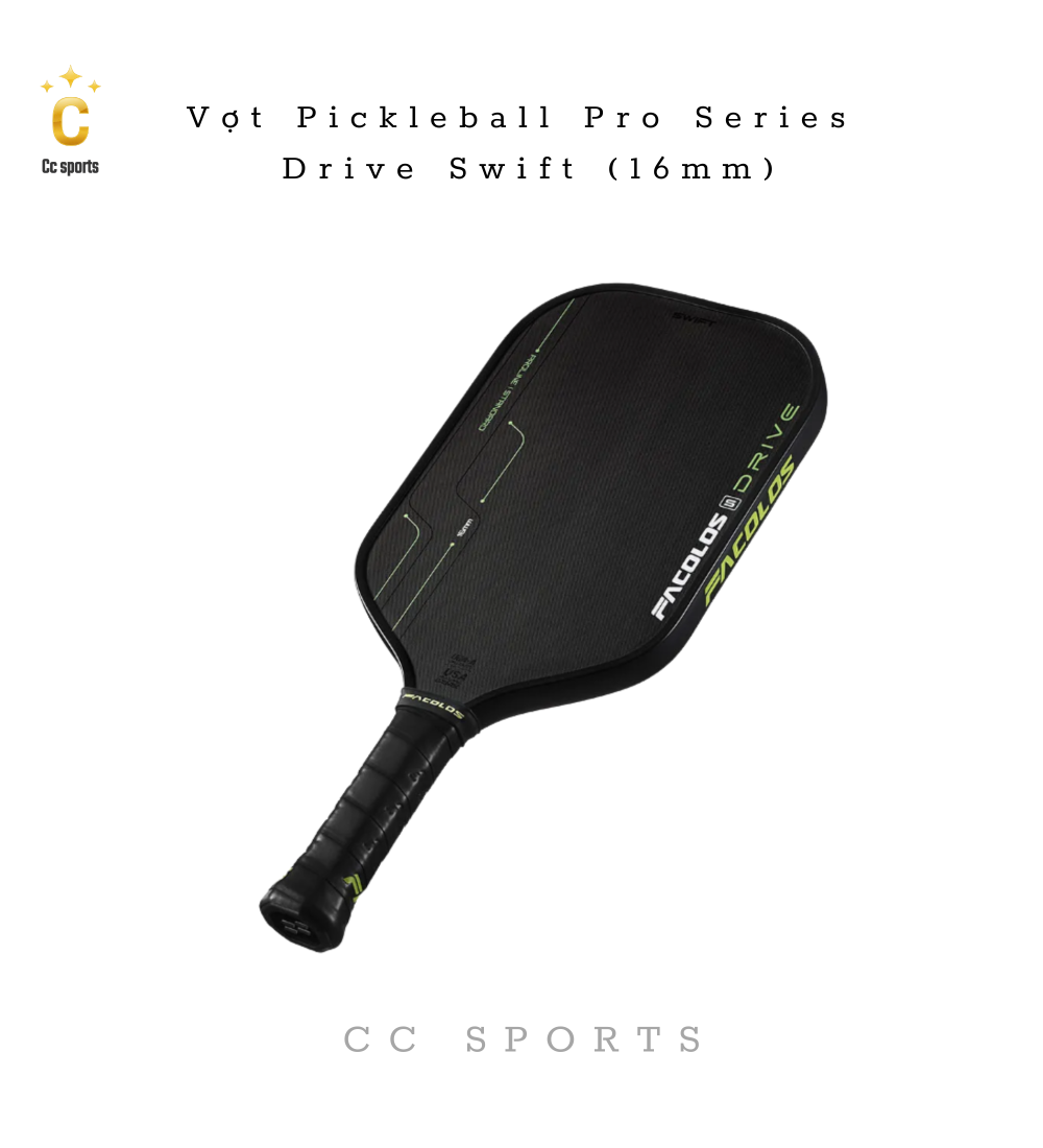 Vợt Pickleball Pro Series – Drive Swift (16mm)