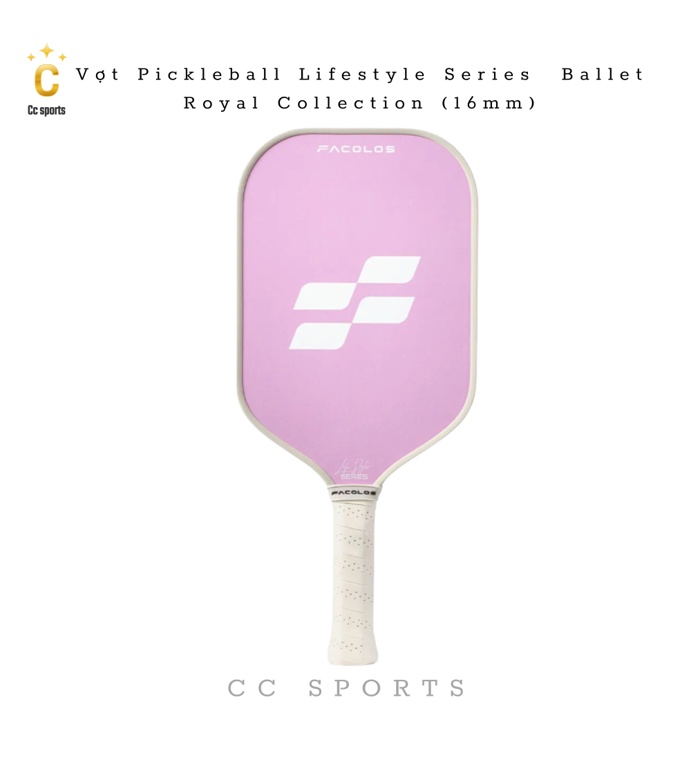 Vợt Pickleball Lifestyle Series – Ballet Royal Collection (16mm)