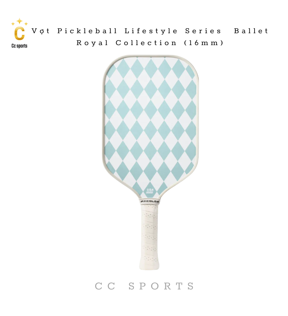 Vợt Pickleball Lifestyle Series – Ballet Royal Collection (16mm)
