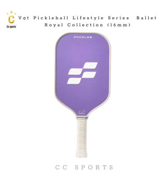 Vợt Pickleball Lifestyle Series – Ballet Royal Collection (16mm)