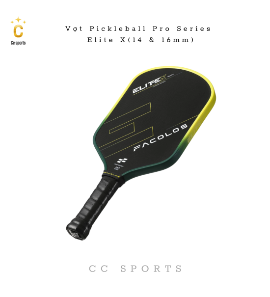 Vợt Pickleball Pro Series – Elite X (14 & 16mm)