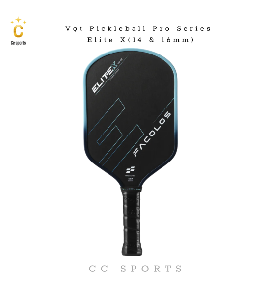 Vợt Pickleball Pro Series – Elite X (14 & 16mm)