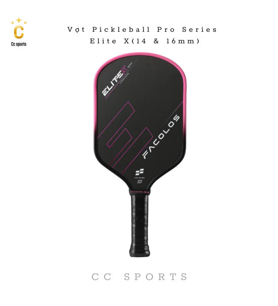 Vợt Pickleball Pro Series – Elite X (14 & 16mm)