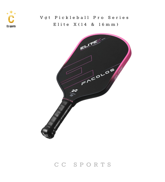 Vợt Pickleball Pro Series – Elite X (14 & 16mm)