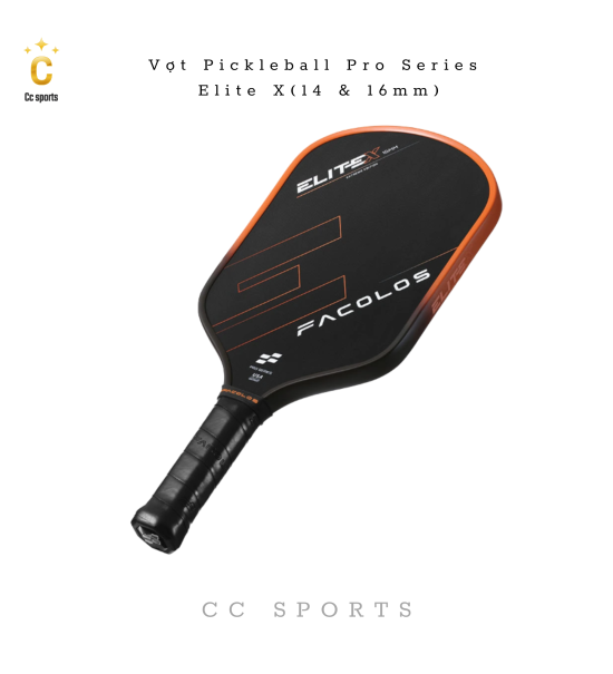 Vợt Pickleball Pro Series – Elite X (14 & 16mm)
