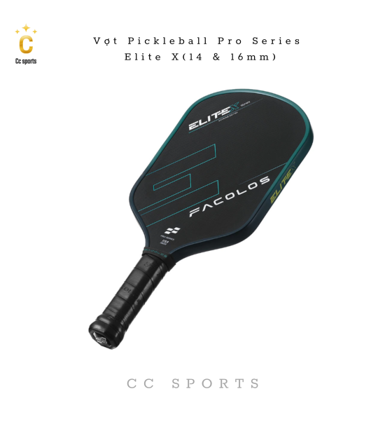 Vợt Pickleball Pro Series – Elite X (14 & 16mm)