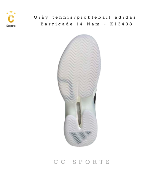 Giày tennis/pickleball adidas Barricade 14  KI3438
