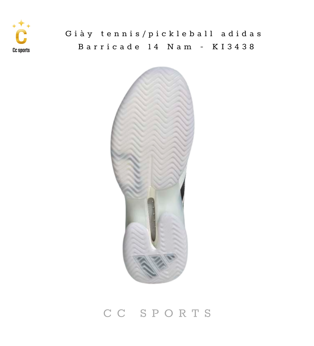 Giày tennis/pickleball adidas Barricade 14  KI3438