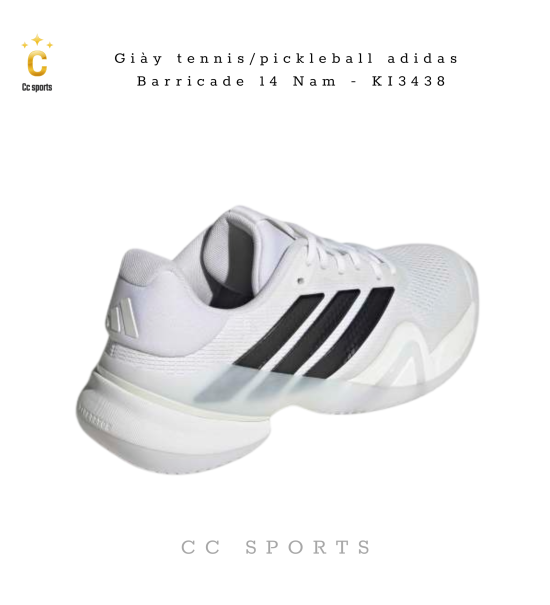 Giày tennis/pickleball adidas Barricade 14  KI3438