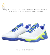Giày Tennis/pickleball Wilson Men's Rush Pro 4.5 White Blue Yellow WRS336680