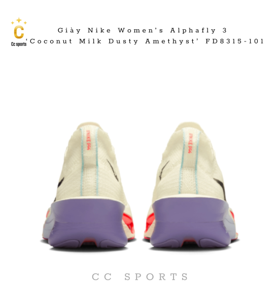 Giày Nike Women’s Alphafly 3 ‘Coconut Milk Dusty Amethyst’ FD8315-101