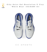 Giày Asics Gel-Resolution X Clay ‘White Blue’ 1041A485-101
