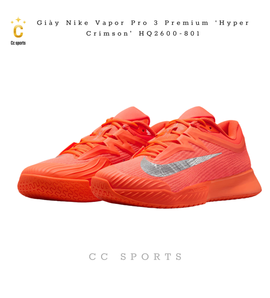 Giày Nike Vapor Pro 3 Premium ‘Hyper Crimson’ HQ2600-801
