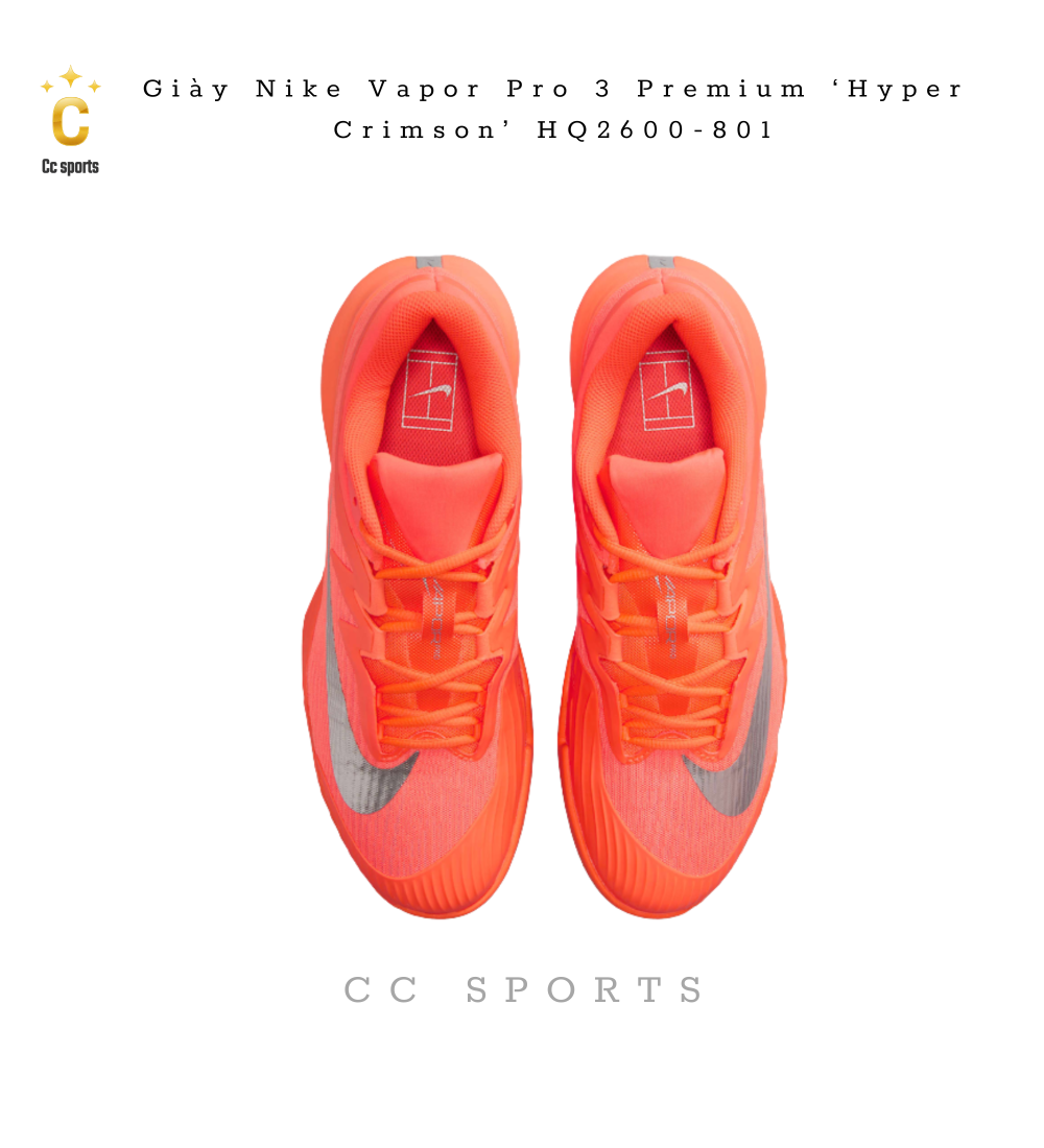 Giày Nike Vapor Pro 3 Premium ‘Hyper Crimson’ HQ2600-801