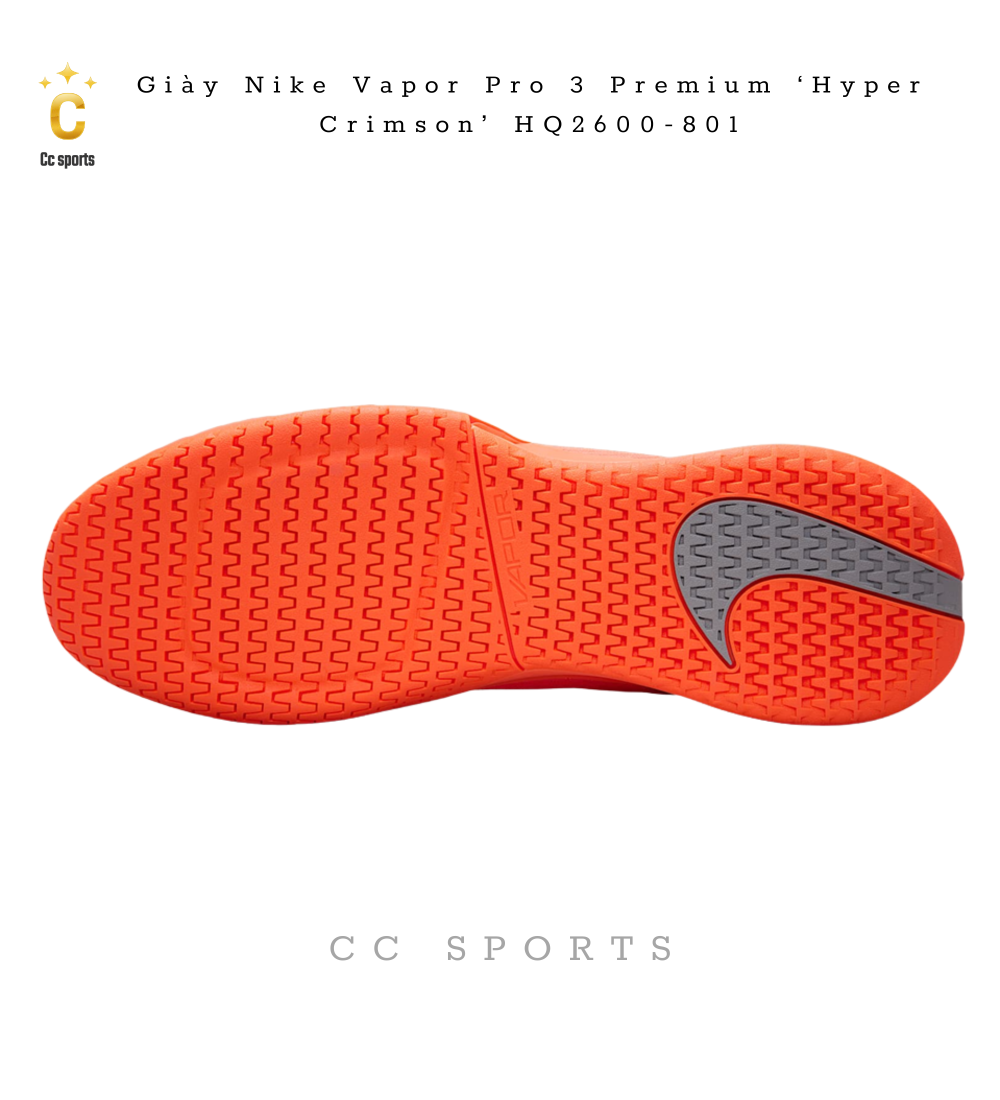Giày Nike Vapor Pro 3 Premium ‘Hyper Crimson’ HQ2600-801