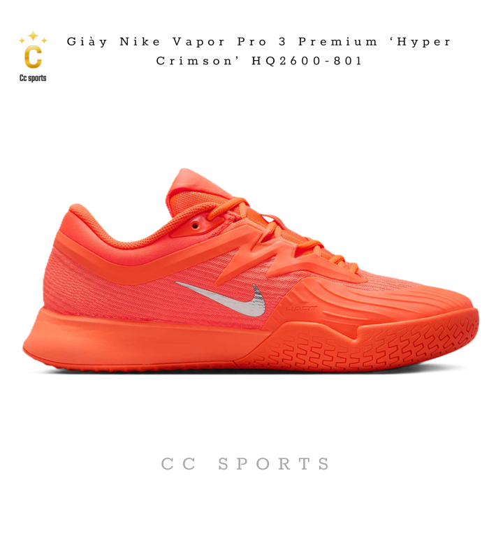 Giày Nike Vapor Pro 3 Premium ‘Hyper Crimson’ HQ2600-801