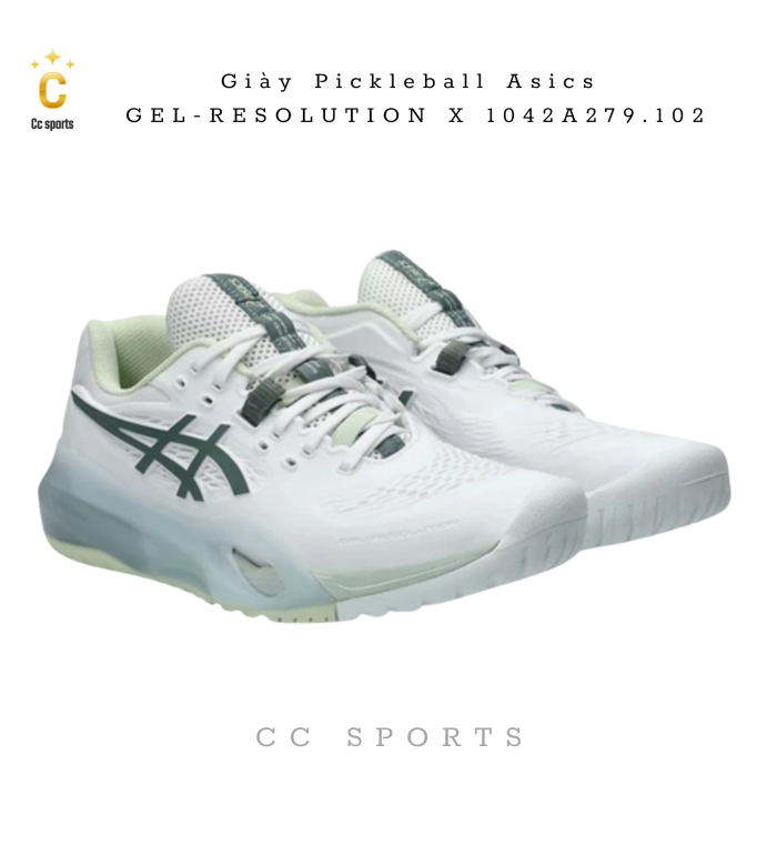 Giày Pickleball Asics  GEL-RESOLUTION X 1042A279.102