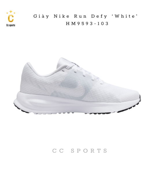 Giày Nike Run Defy ‘White’  HM9593-103