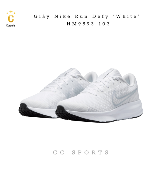 Giày Nike Run Defy ‘White’  HM9593-103