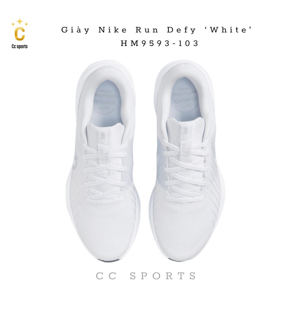 Giày Nike Run Defy ‘White’  HM9593-103